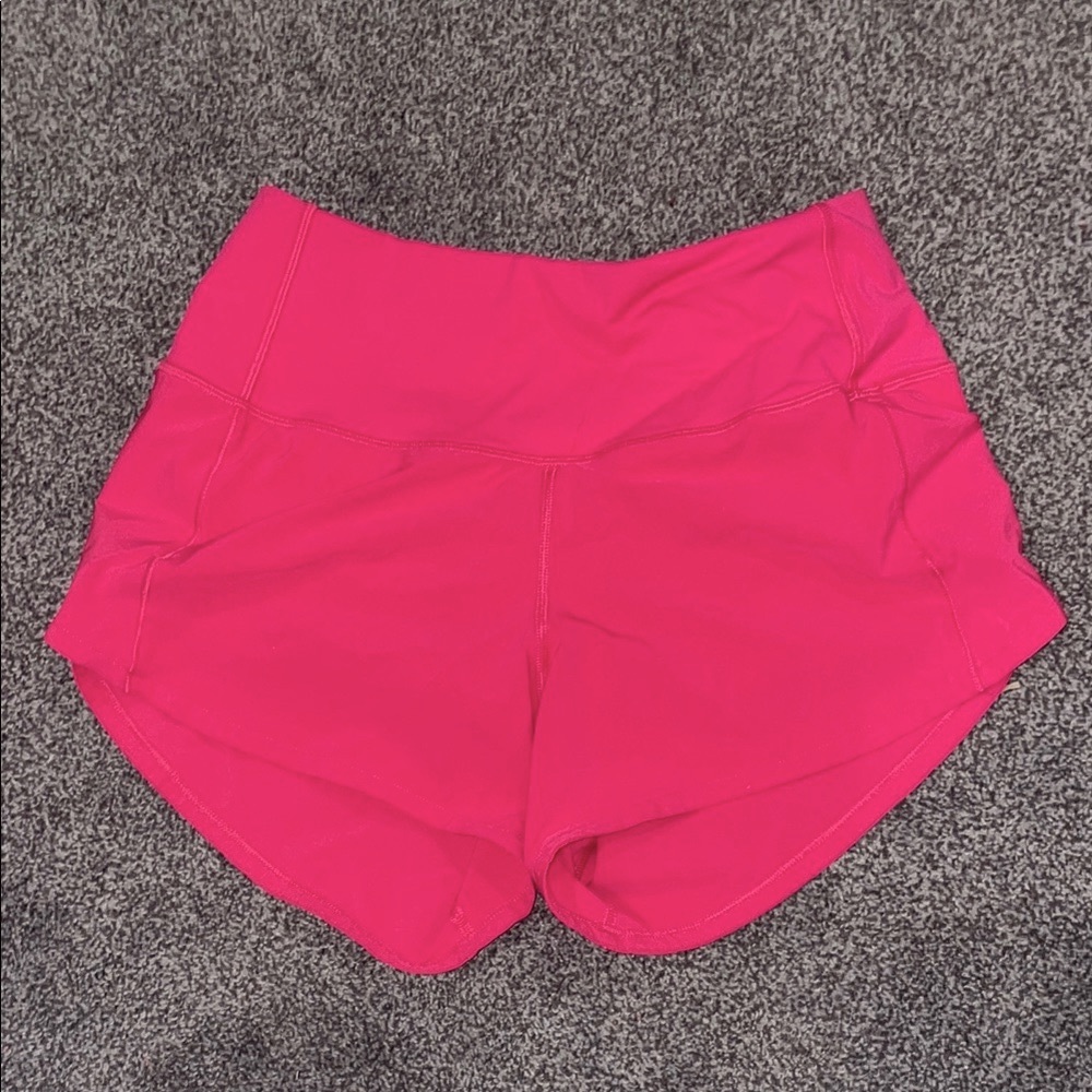 Amazon HeyNuts Hot Pink Athletic high rise Shorts | size XS | 4” inseam